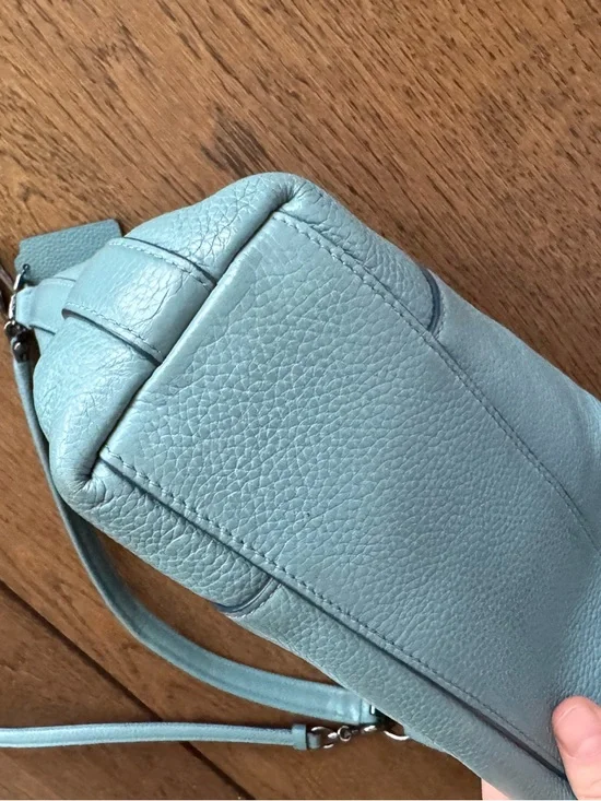 Coach Pebbled Leather Hobo in Mint Green - Picture 2 of 8